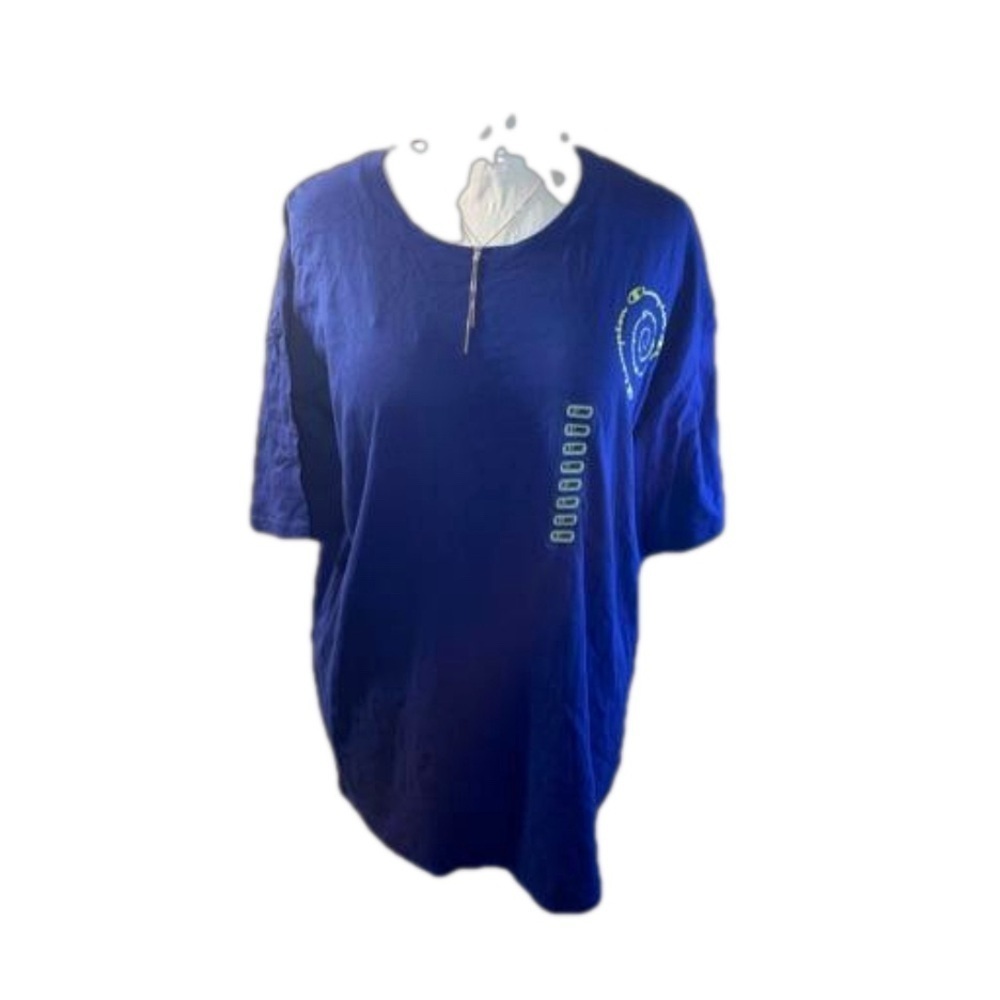 NWT Champion Men's Royal Blue Unisex Yellow Graphic Logo Eclectic Grandpa SZ  XL